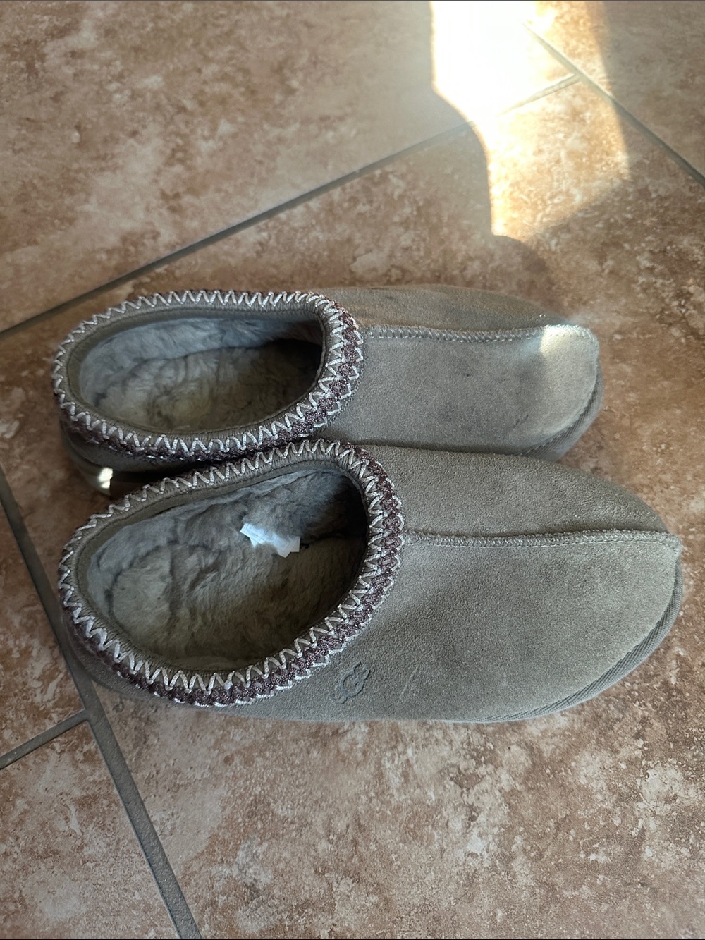 Woman’s Ugg Tazman Suede Slip-On Cozy Slippers